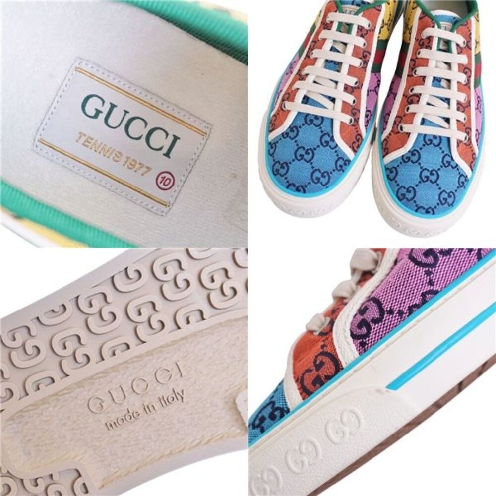 Gucci Tennis Sneakers Low Cut Cap Condition Description - Picture 9 of 9